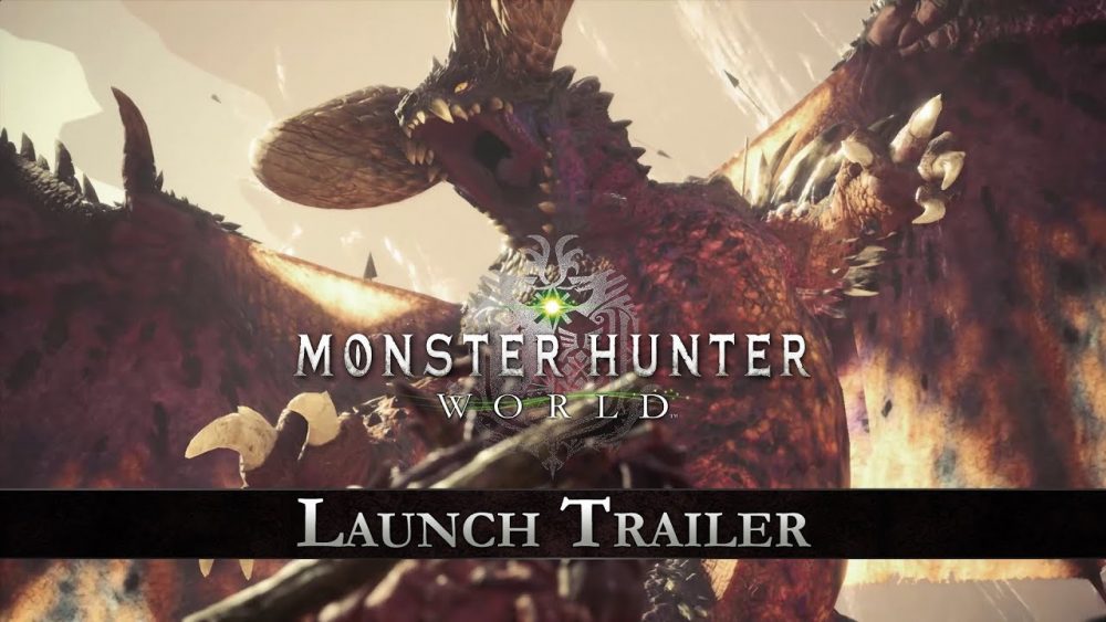 Trailer de lanzamiento de Monster Hunter: World (PS4, Xbox One) - main visual